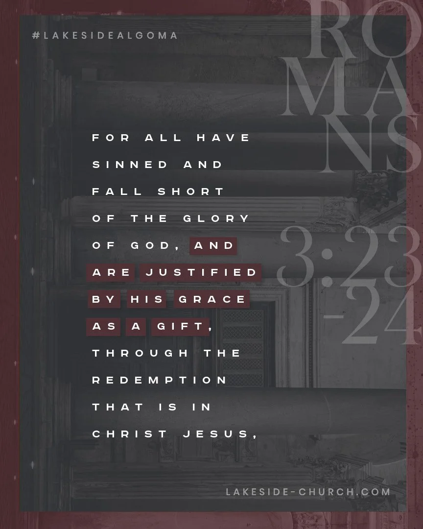 We've all sinned, but that's not the end of the story!
To learn more, visit lakeside-church.com/media