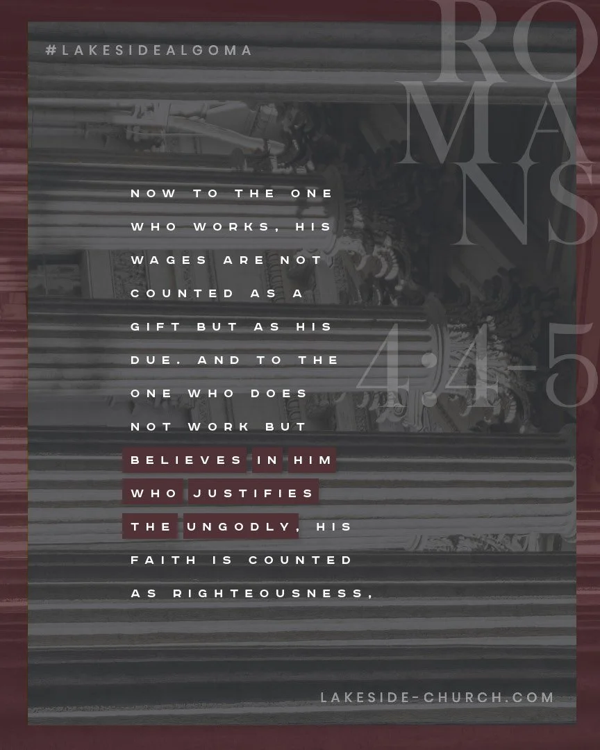 We are saved through faith alone, but the faith that saves never stays alone!
To learn more, visit lakeside-church.com/media