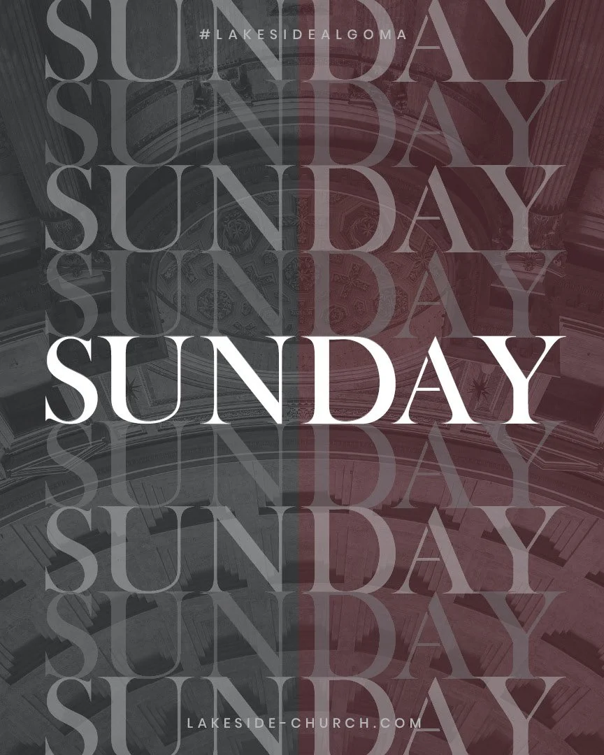 Sunday is here, this time without a blizzard!
Join us at Lakeside for worship at 8:30am or 10:00am, or stream online at lakeside-church.com