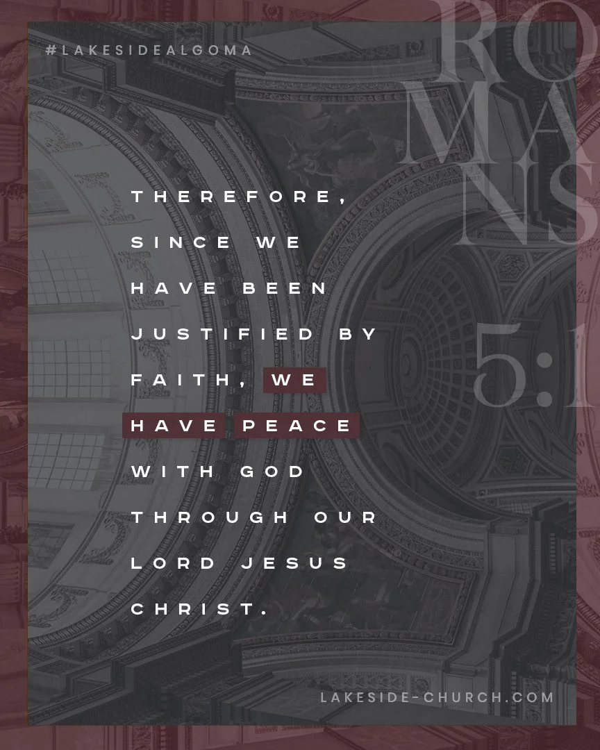 Peace is available to us all through faith in Christ?
To learn more, visit lakeside-church.com/media
