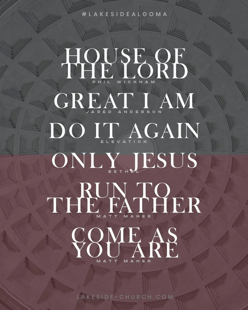 Prepare your heart for worship by listening ahead to our setlist for this week!
To learn more, visit lakeside-church.com