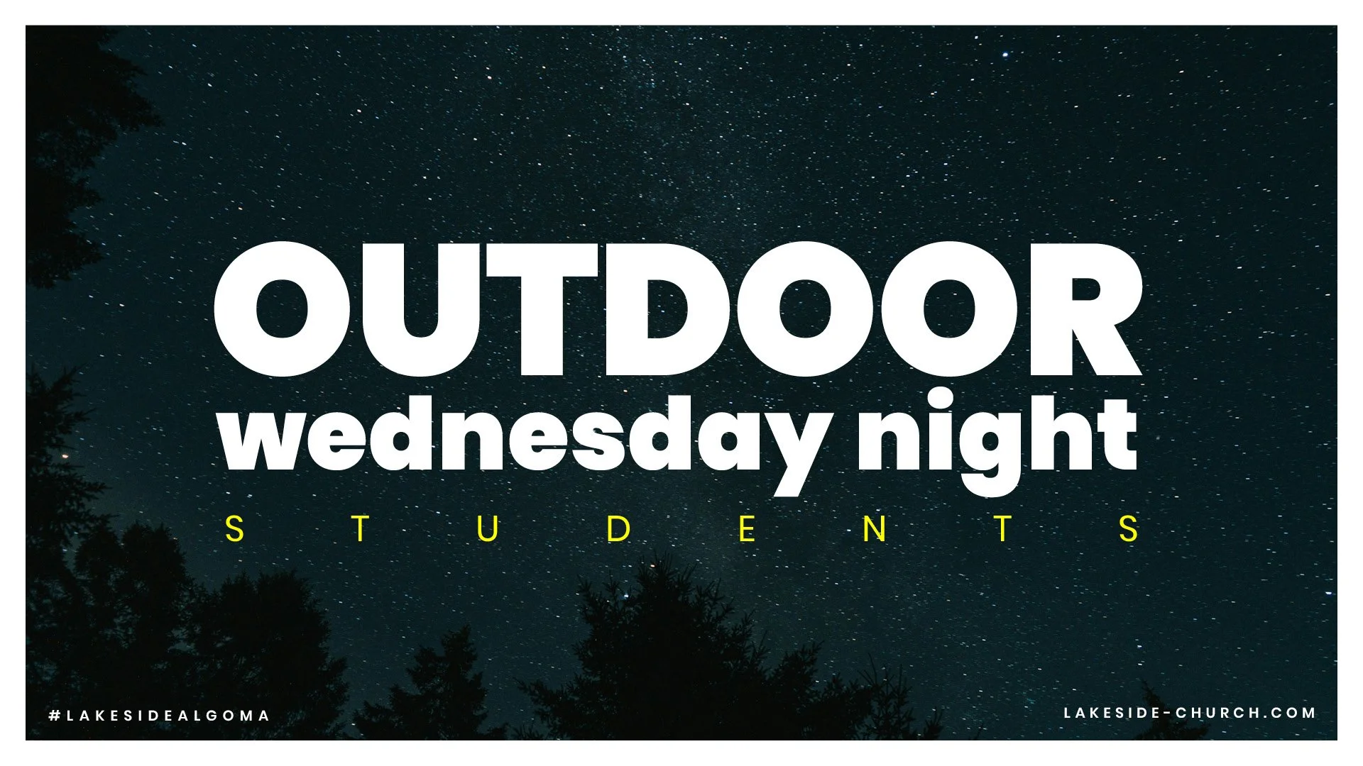 Students: Outdoor Wednesday Night