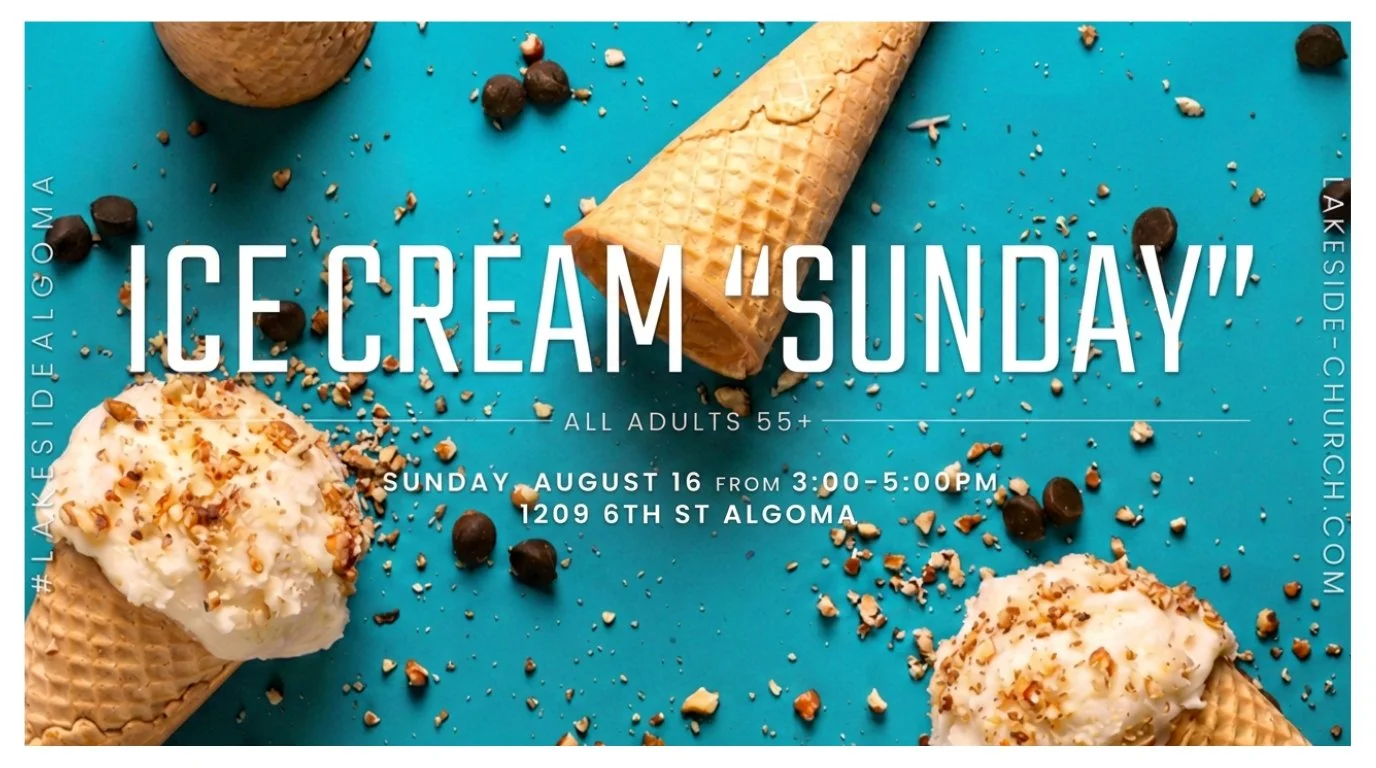 55+ Ice Cream "Sunday"