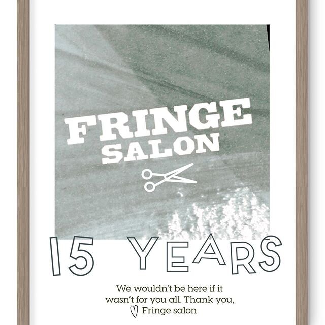 Happy 15 years!!!! Man let&rsquo;s just say we have been through a lot in 15 years!! So many happy memories!! This year has challenged us! But not in ways we didn&rsquo;t grow from! We are sooo lucky we have you all apart of our fringe family!!! With