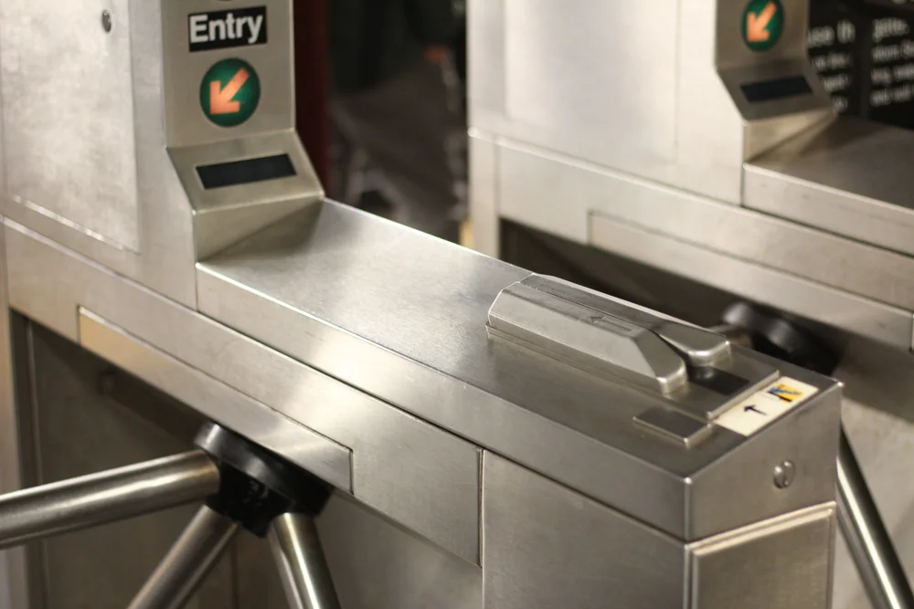 Subway MetroCard Swipe at Gate