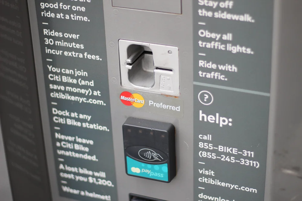 Citi Bikes Kiosk Payment