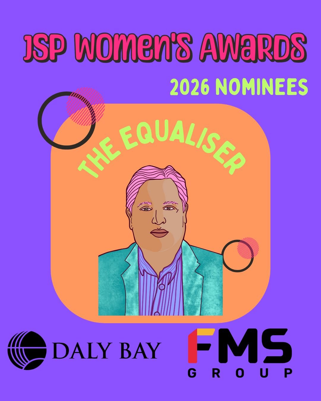 2026 NOMINEES | The Equaliser 
These men pay attention.
They notice imbalance &mdash; and respond with care.
They listen.
They speak up when it matters.
They help create spaces where women feel respected and valued.
Their allyship shows up in everyda