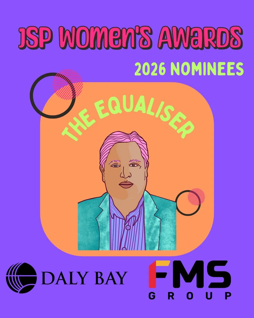 2026 NOMINEES | The Equaliser 
These men pay attention.
They notice imbalance &mdash; and respond with care.
They listen.
They speak up when it matters.
They help create spaces where women feel respected and valued.
Their allyship shows up in everyda