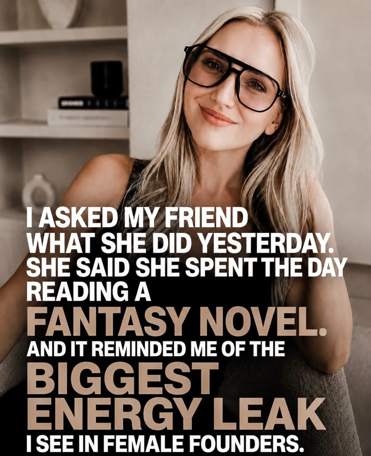 Most high-capacity women don&rsquo;t have a strategy problem.

They have an energy leak problem.

The challenge isn&rsquo;t that you&rsquo;re not working hard enough.

It&rsquo;s that you&rsquo;re carrying too much, holding too much, and leaking ener