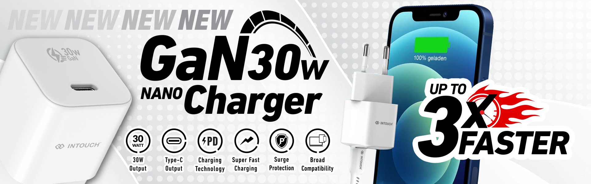 Intouch 30W GaN PD Charger