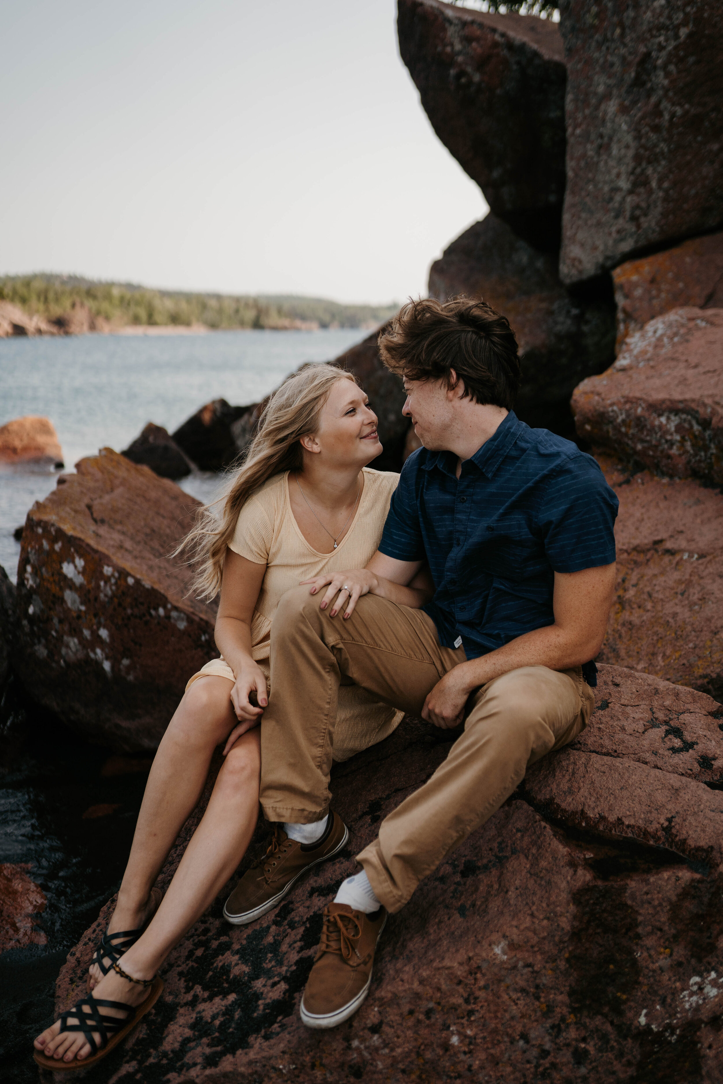 Engagement photos in Northern Minnesota
