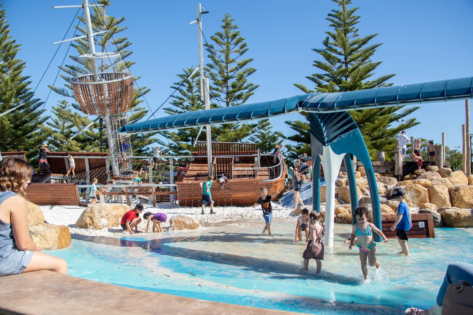 Busselton Foreshore Playspace — PHASE3 LANDSCAPE CONSTRUCTION