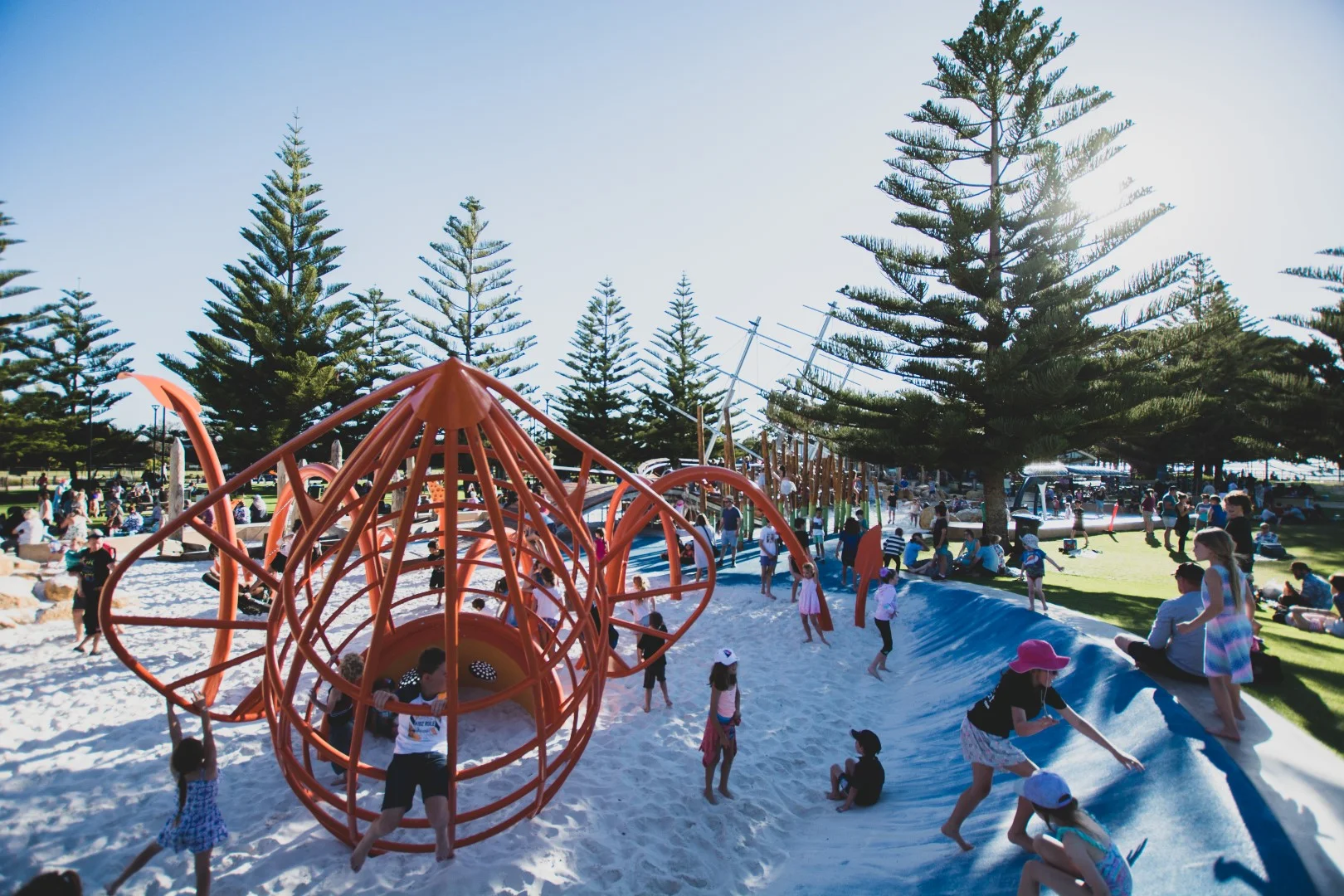 Busselton Foreshore Playspace — PHASE3 LANDSCAPE CONSTRUCTION