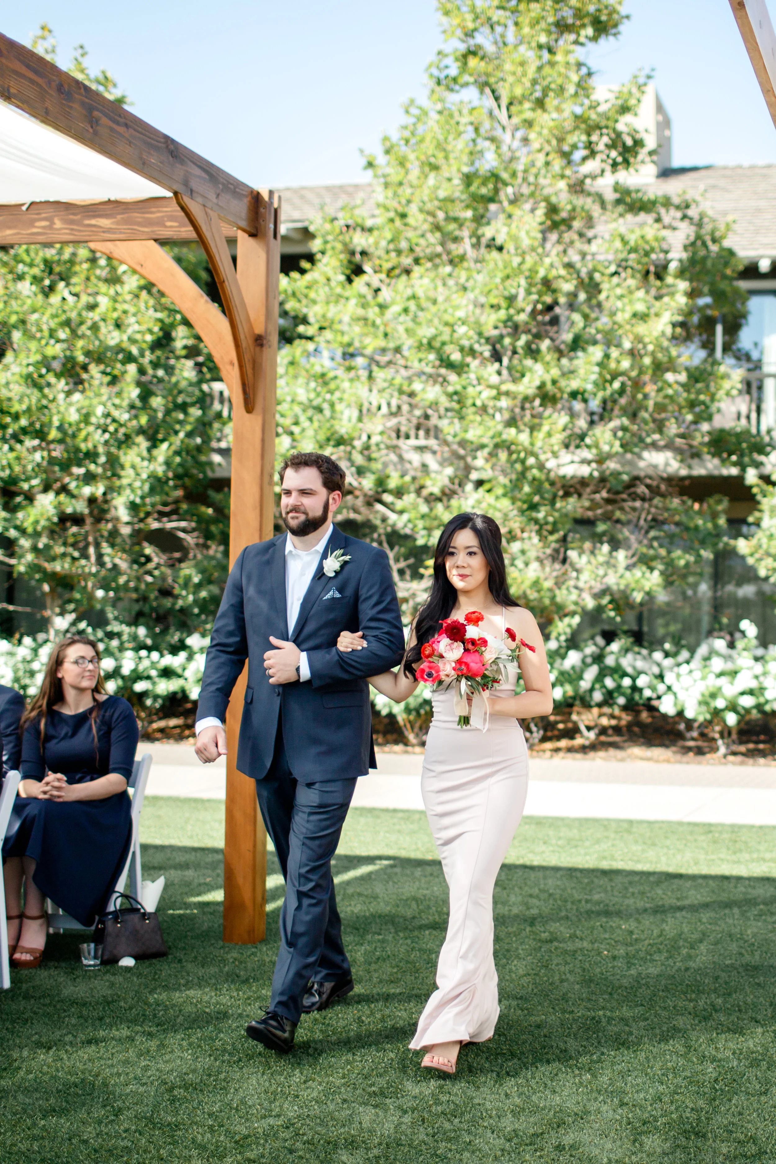  Robert’s childhood friend, Sean (Groomsman), and Carol’s cousin, Rae (Bridesmaid). 