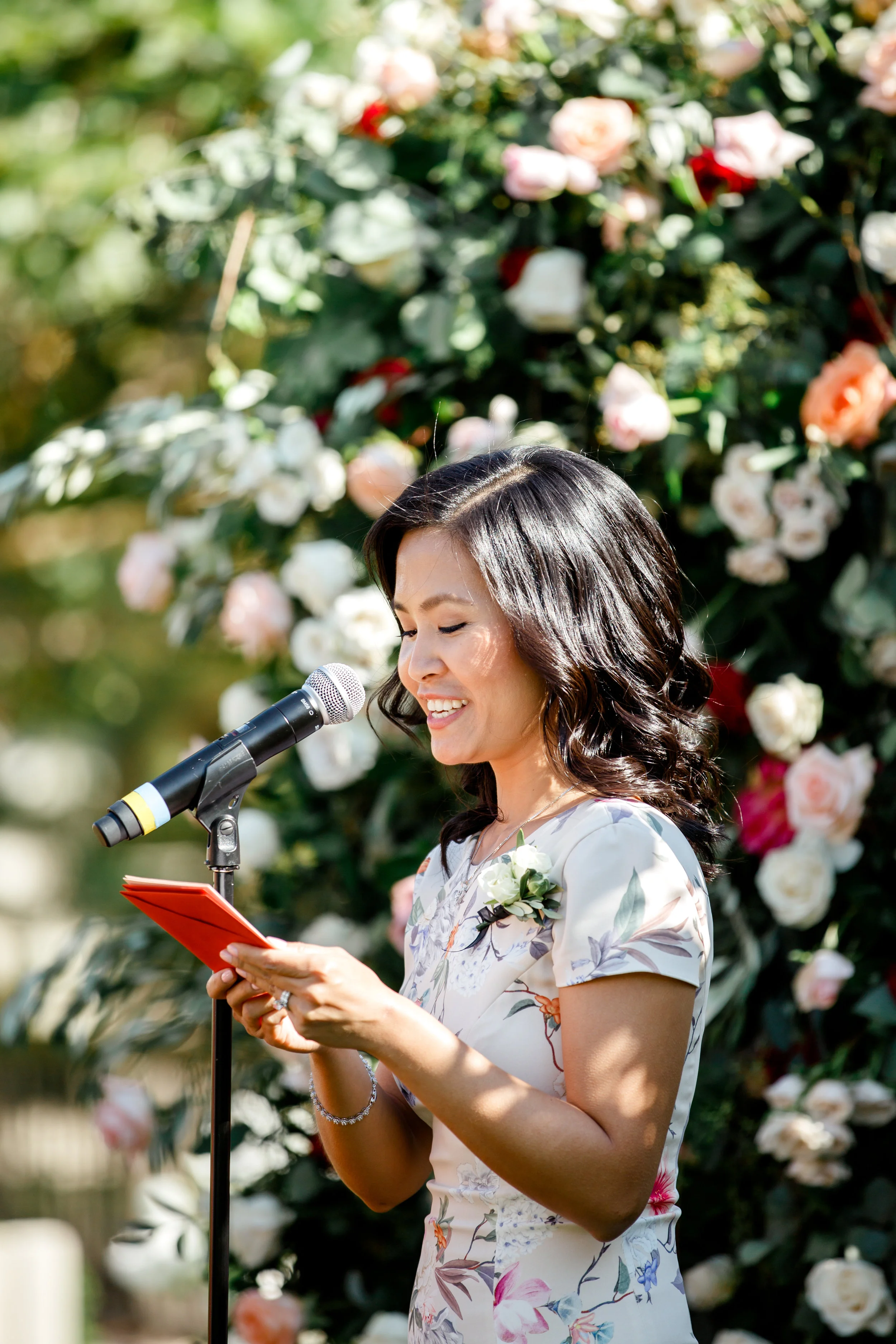  Officiating was Carol’s best friend, Patricia, whose wedding took place the previous year in New York where Carol caught her bouquet and Robert caught the garter. 