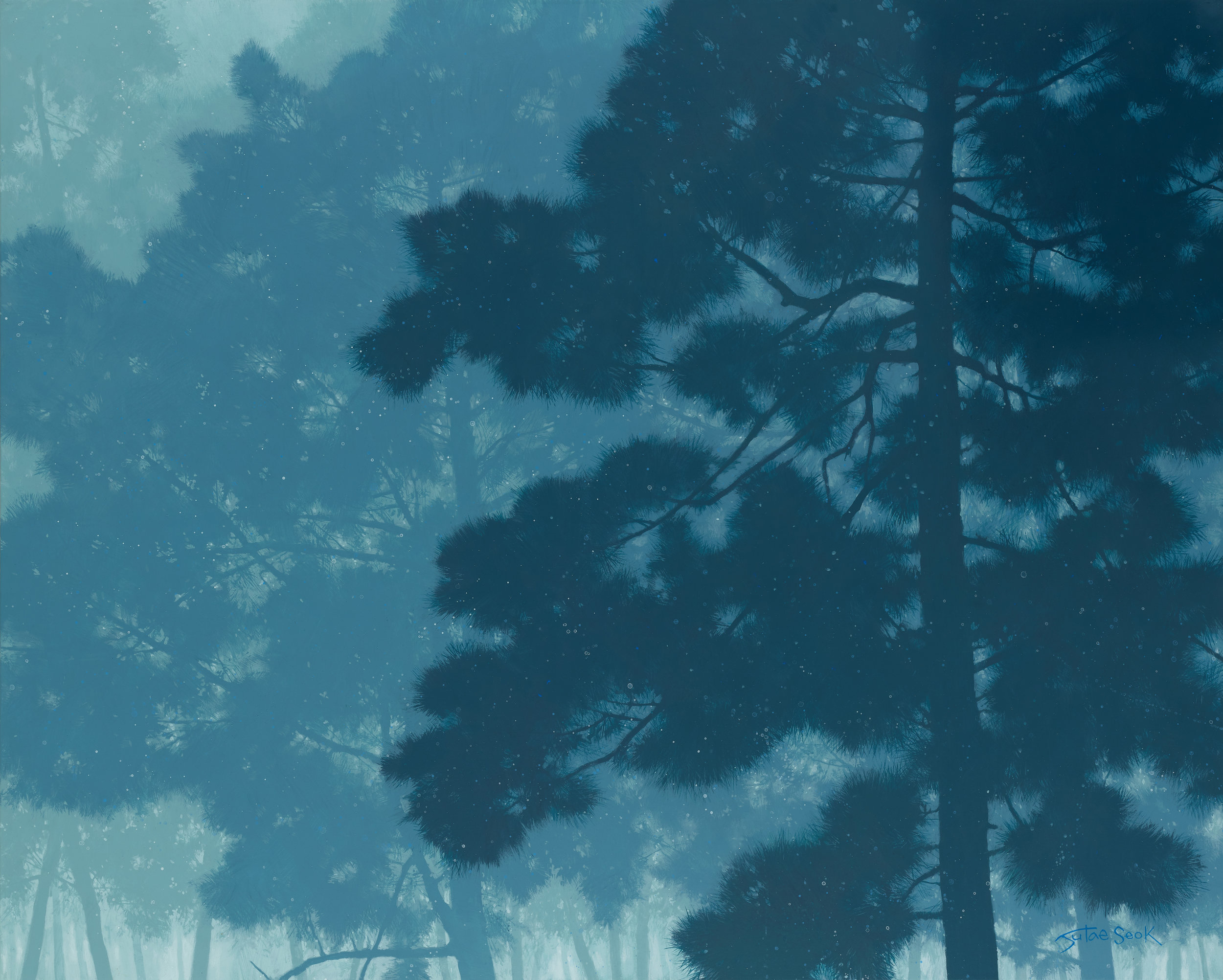 nature - mage / 162.2 x 130.3 cm / acrylic on canvas / 2015