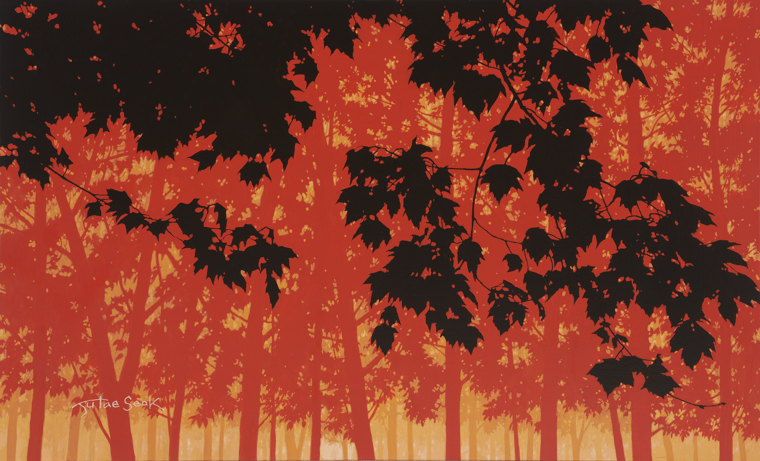 nature - image / 100 x 65.1 cm / acrylic on canvas / 2013