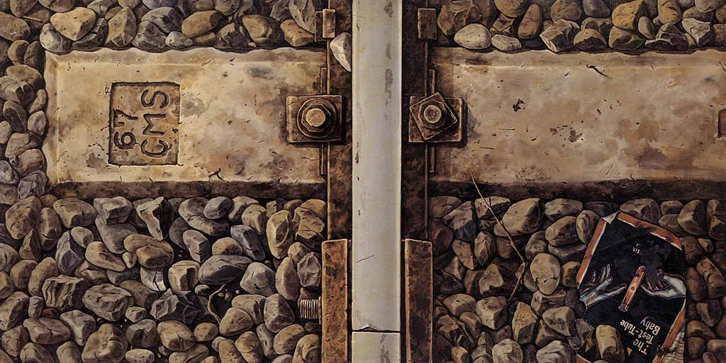 railroad / 90 x 180 cm / acrylic on canvas