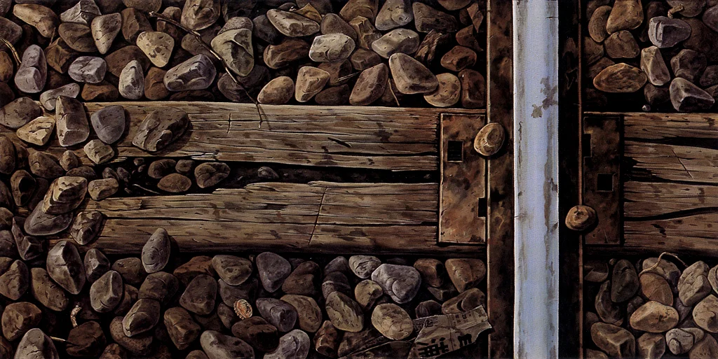 railroad / 80 x 160 cm / acrylic on canvas