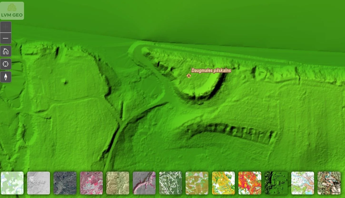 Pilskalni LVM Geo mobilajā lietotnē