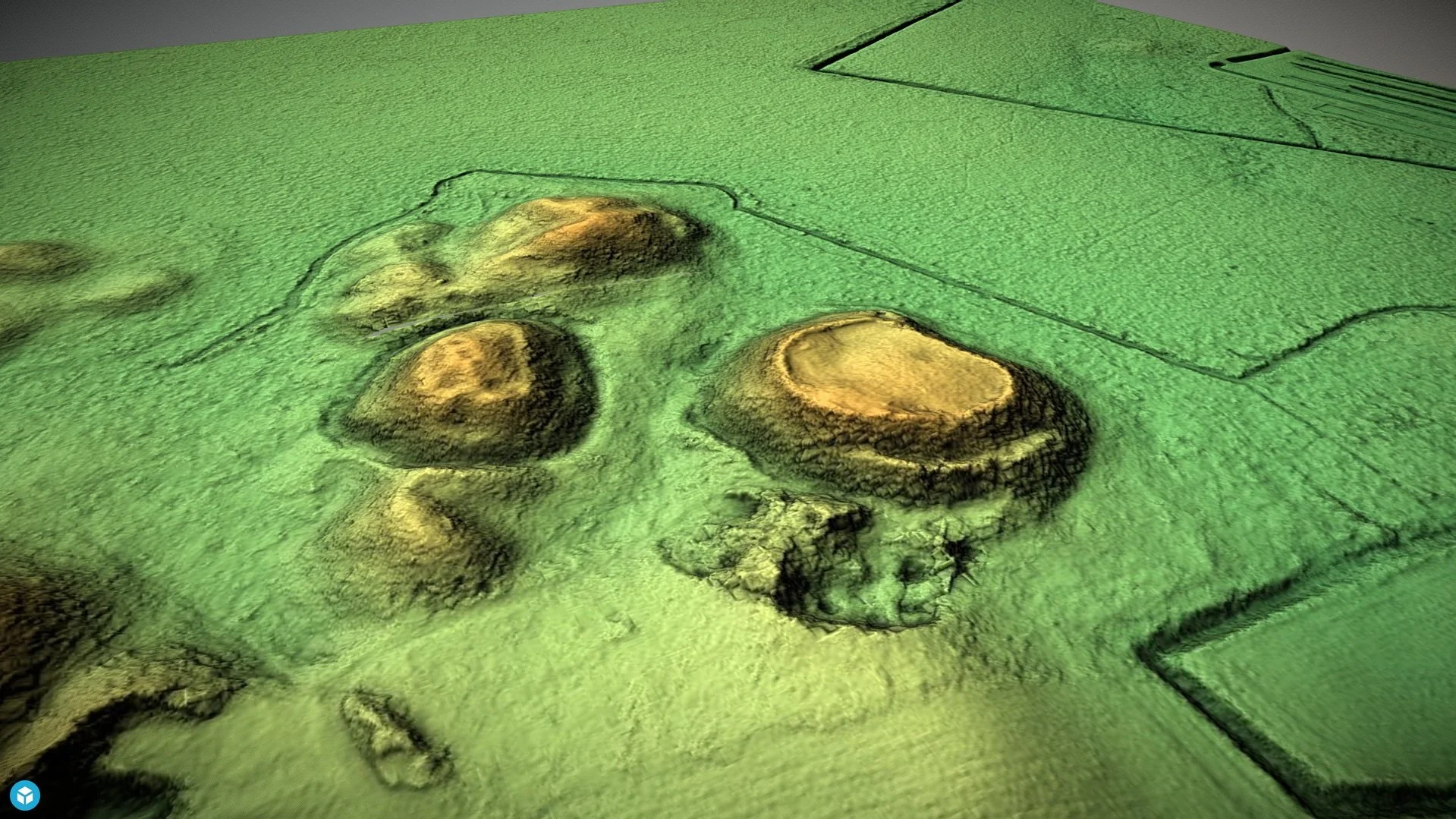 2026. gada arheoloģijas dubult-piemineklis – Grebu un Grebu Bļodas pilskalni