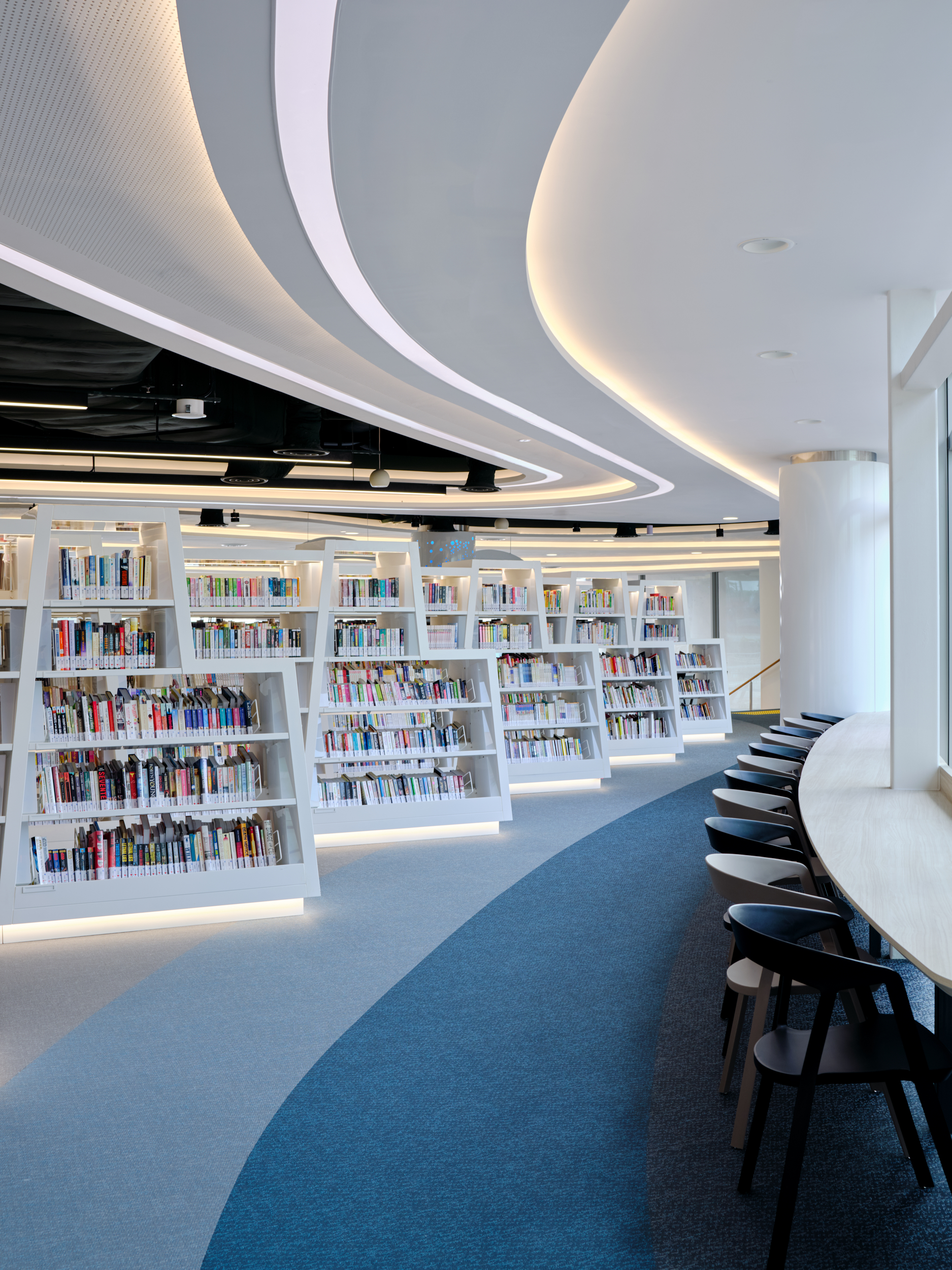   library@harbourfront, Singapore   design, client:   Metaphor Design + Architecture     