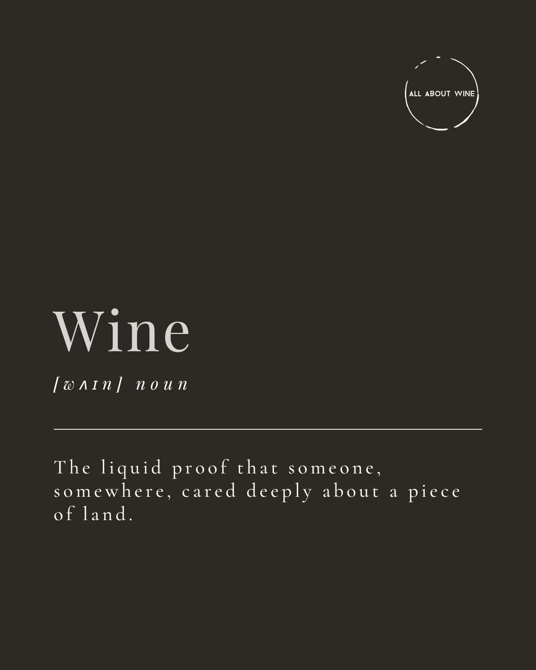 "&Tau;&omicron; &kappa;&rho;&alpha;&sigma;ί &gamma;&epsilon;&nu;&nu;&iota;έ&tau;&alpha;&iota; &sigma;&tau;&omicron; &alpha;&mu;&pi;έ&lambda;&iota;" 
🌱⛅🍷

#AllAboutWineAthens #AllAboutWineAthensTeam #20YearsAllAboutWine #AllAboutWine20thAn