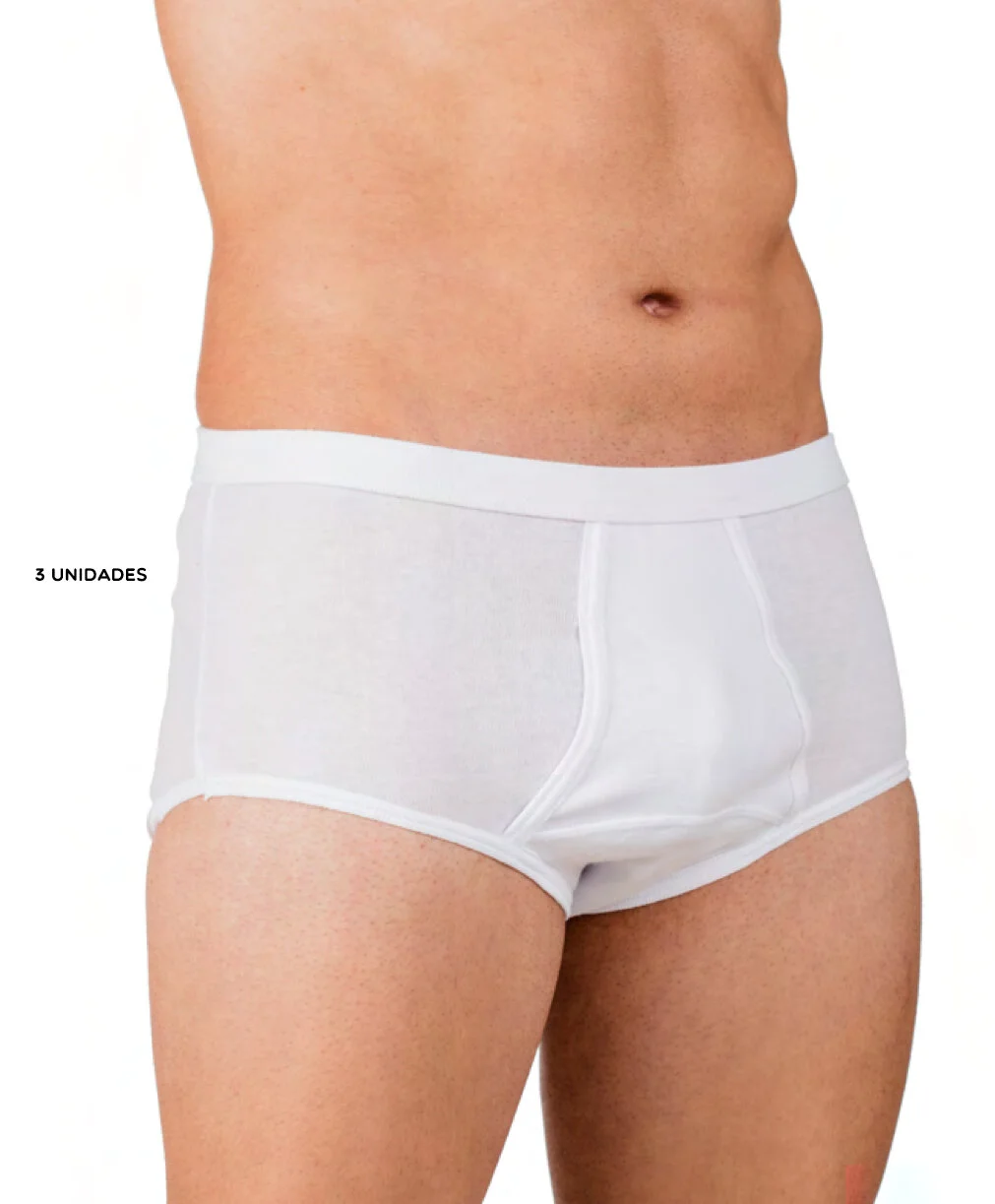 interior calzoncillo blanco 100% algodon 3 — PIJAMAS CUE