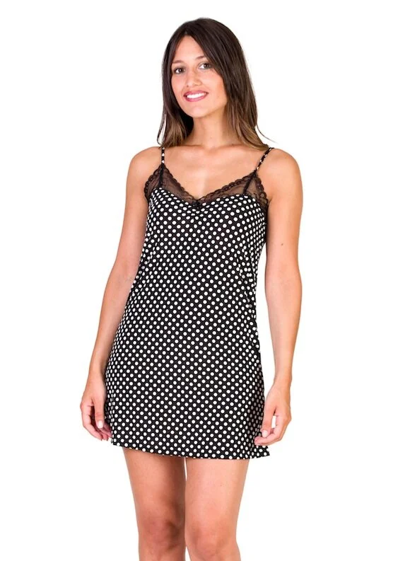 PICARDÍAS OSCURO - CAMISÓN + TANGA