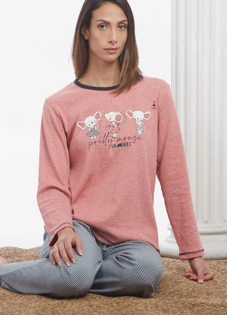 · PIJAMA · Rayas ratones