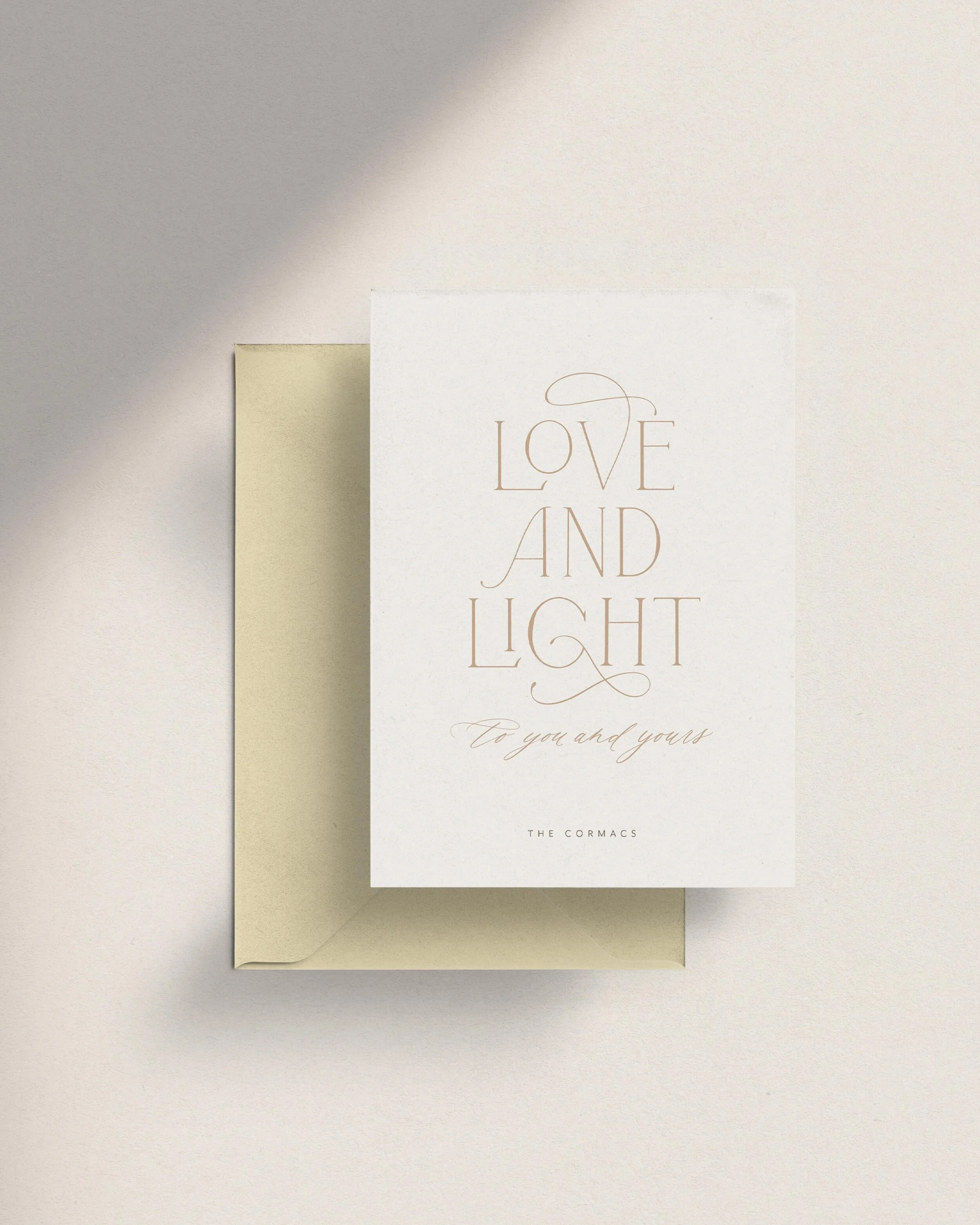 Neutral colored Non-Photo Christmas Cards. Neutral colored Non-Photo Holiday Cards. Elegant holiday cards typography. Customizable holiday cards.