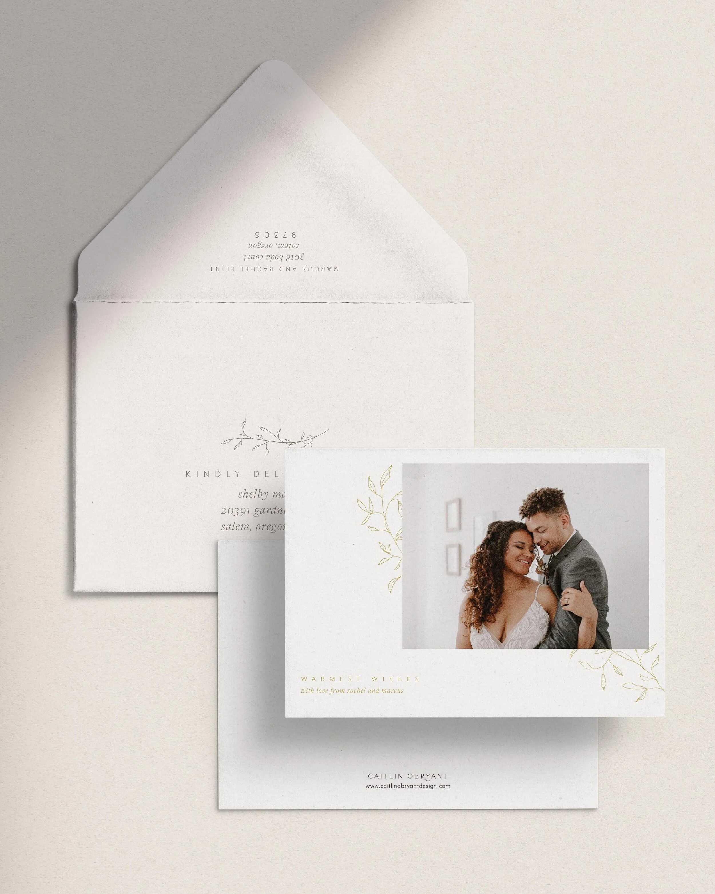 Gold and White Non-Photo Christmas Cards. White and Gold Non-Photo Holiday Cards. Elegant holiday cards typography. Customizable holiday cards.