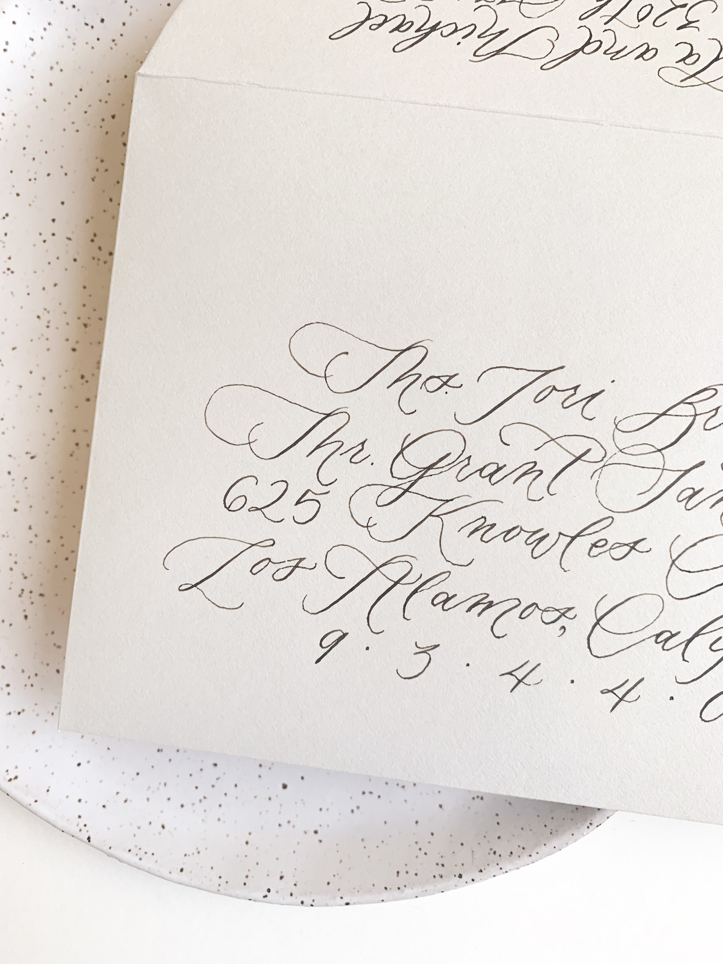 Wedding Invitation Envelope Addressing Custom Hand Lettered Envelopes