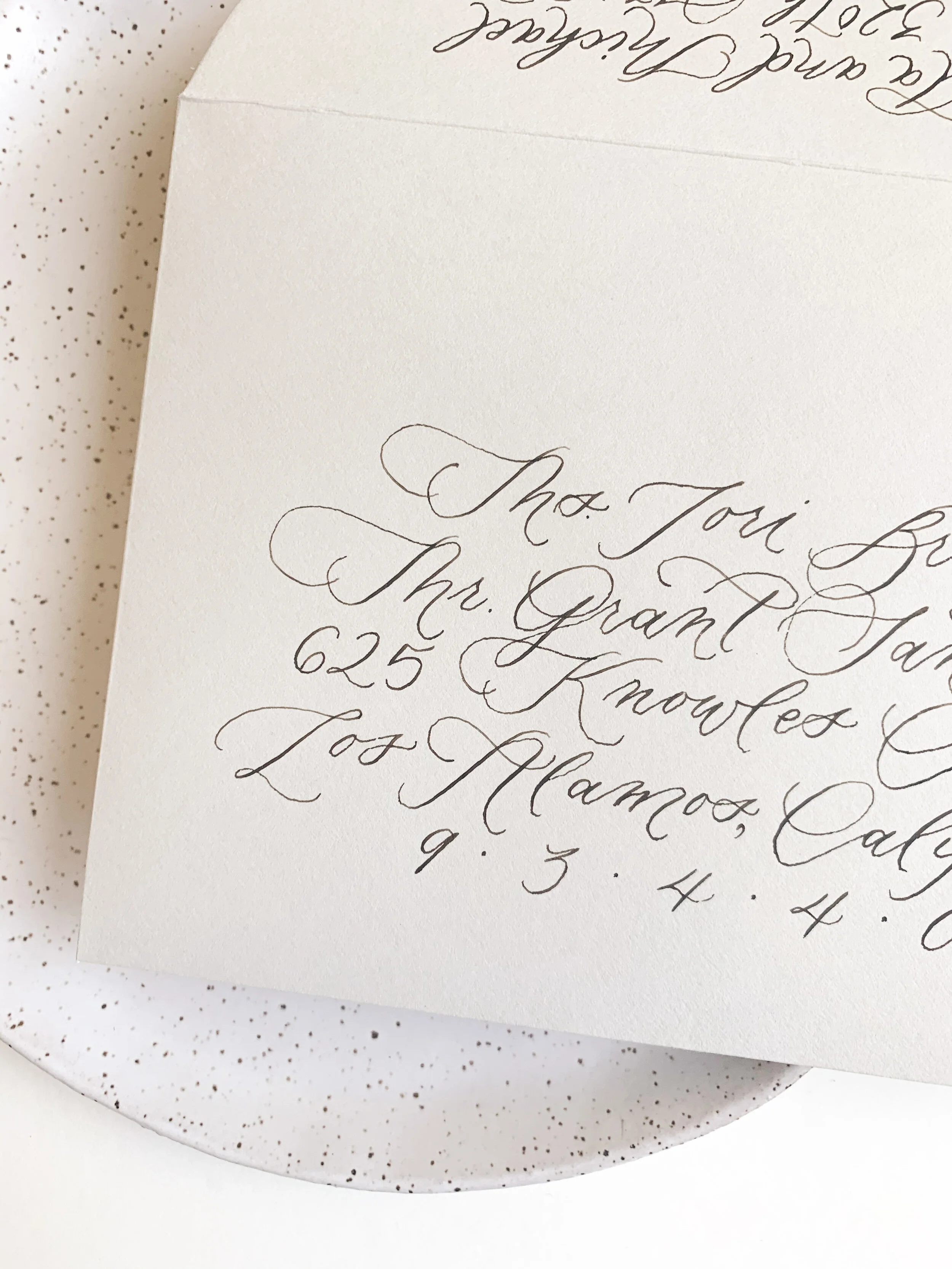 Envelope Calligraphy Addressing for Wedding Invitations | Caitlin O'Bryant  Design