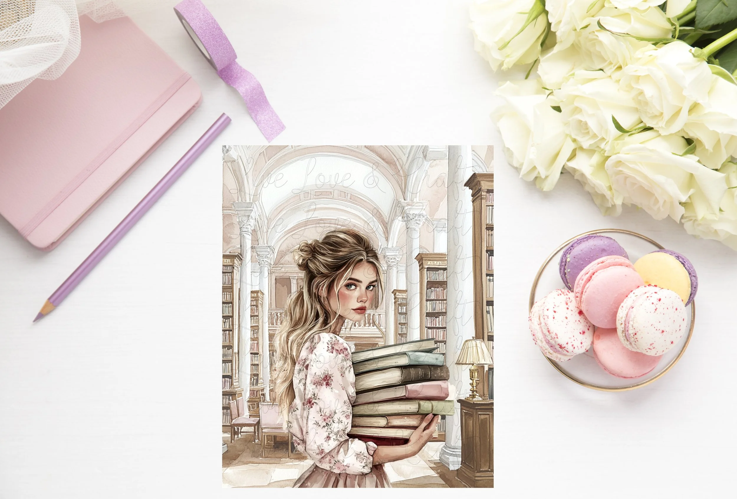 LLC Classic Disc Planner - Reading is an Adventure that never ends! (Blonde).