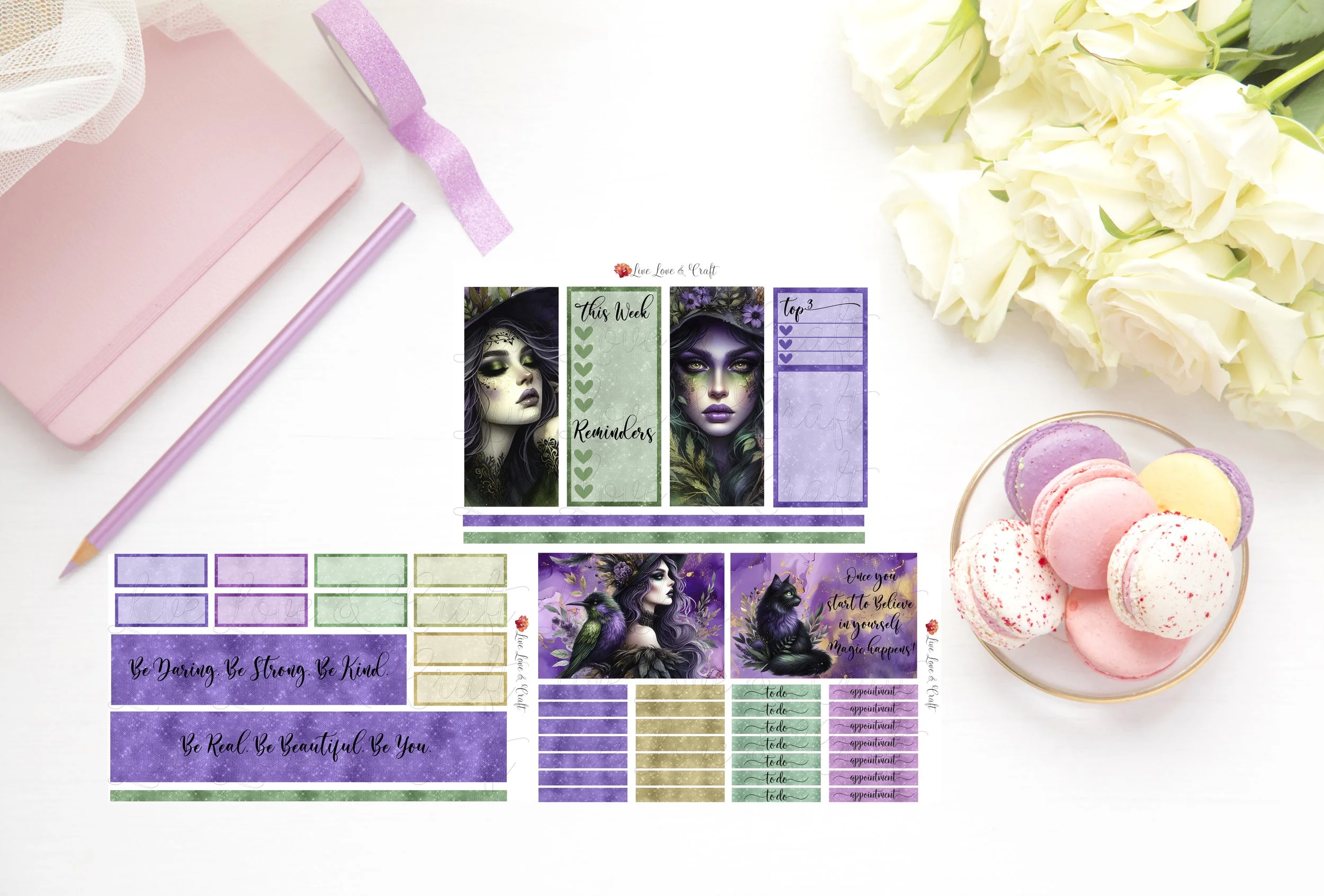 Vertical Weekly Kits - Be Real. Be Beautiful. Be You.