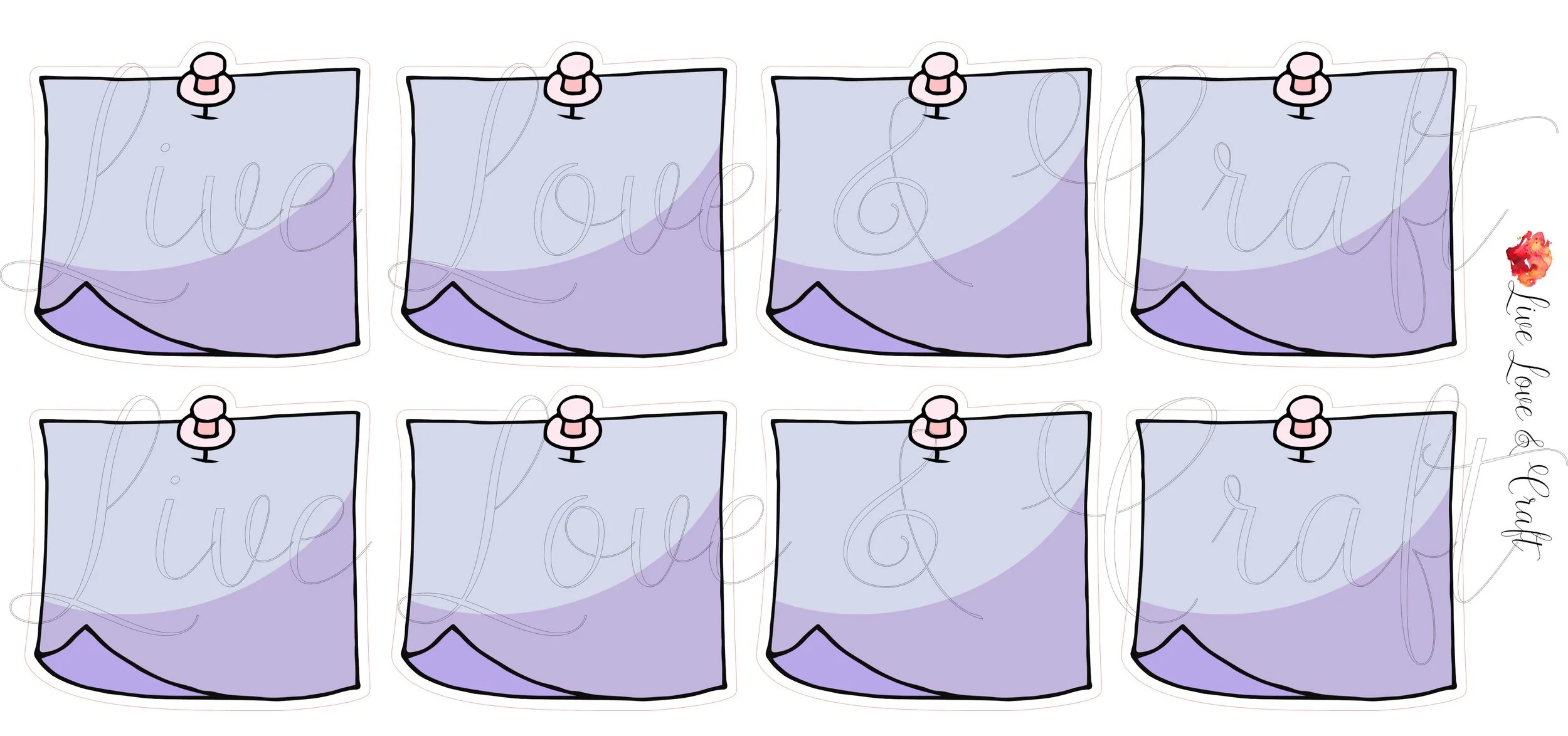 PURPLE PINK PIN STICKY NOTES .jpg