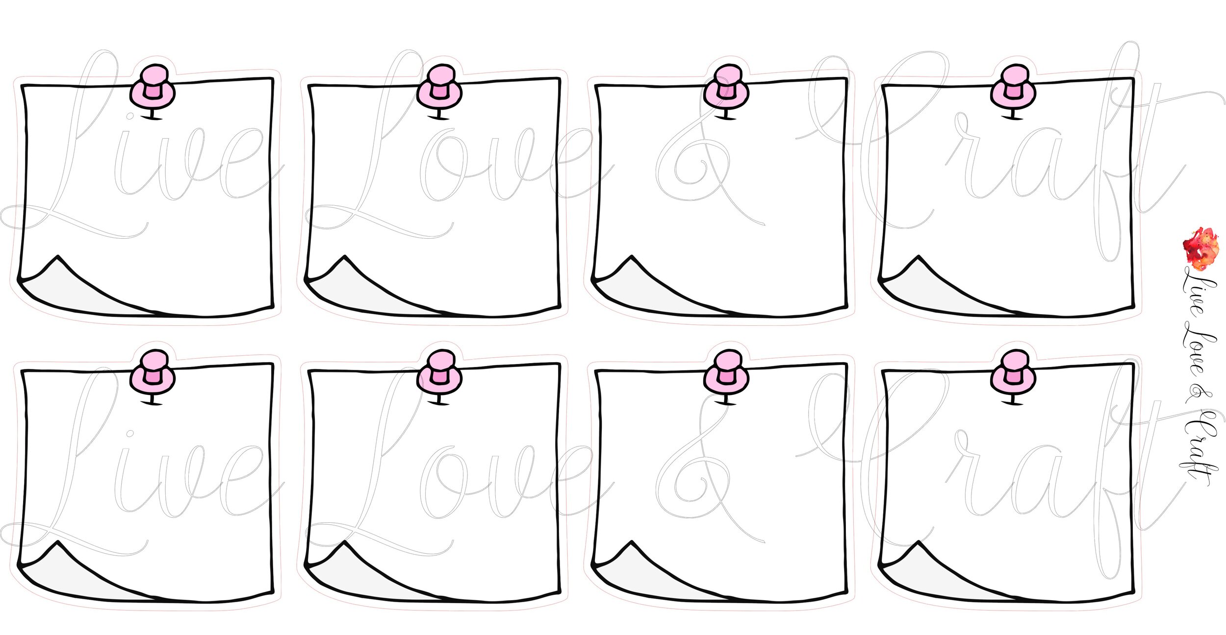 WHITE PINK PIN STICKY NOTES .jpg