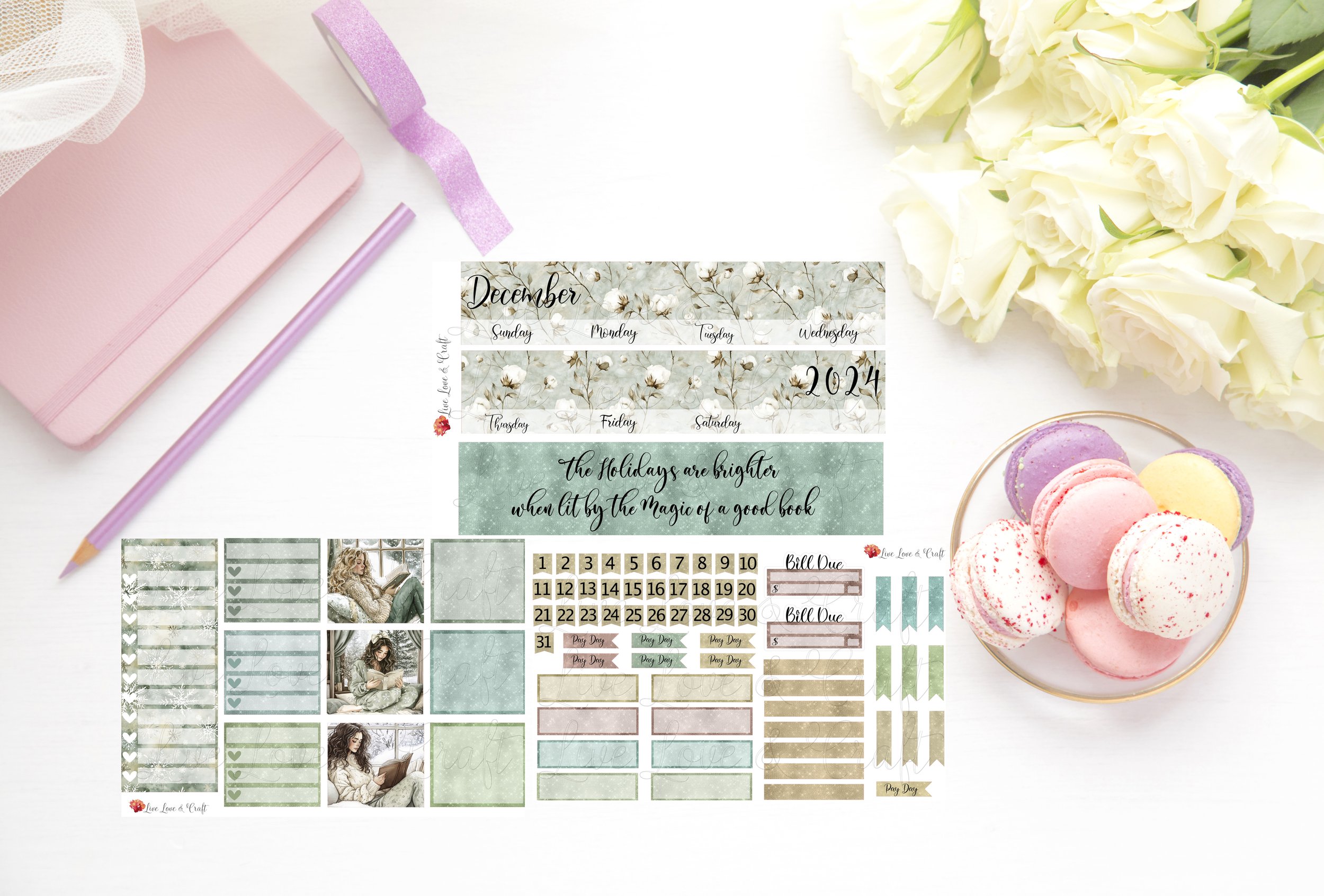 Monthly Kit - The Holidays are brighter when lit by the Magic of a good book!