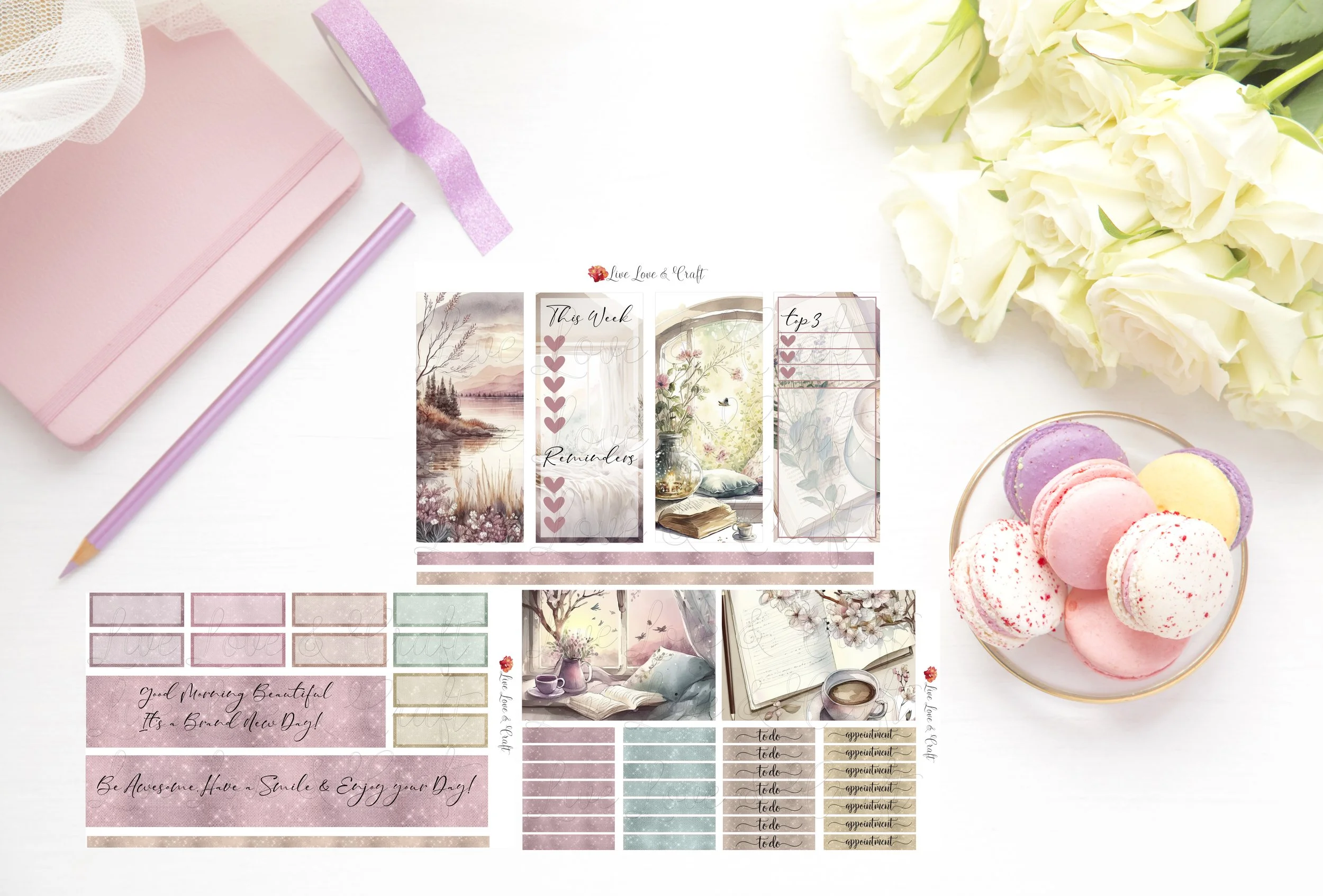 Vertical Weekly Kit - Good Morning Beautiful, It's a Brand New Day!