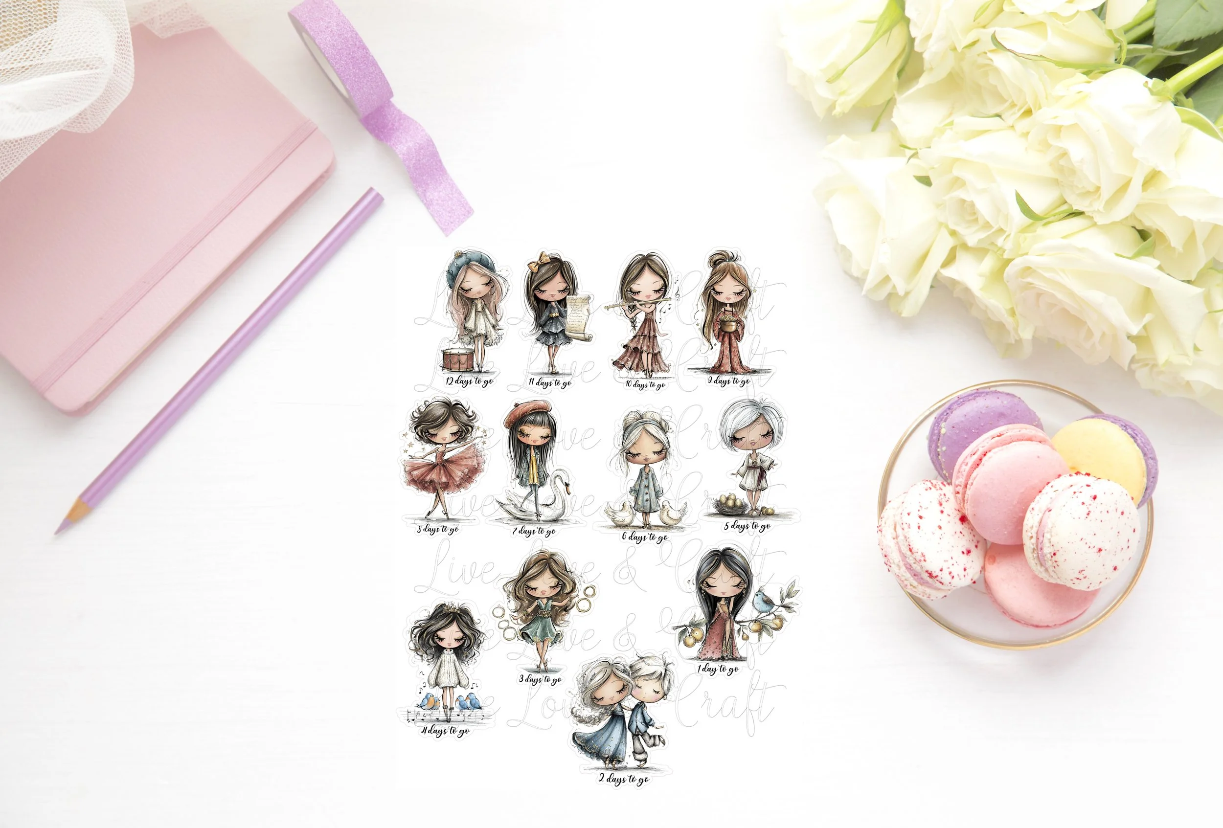Whimsical Die Cuts - 12 Days of Christmas!