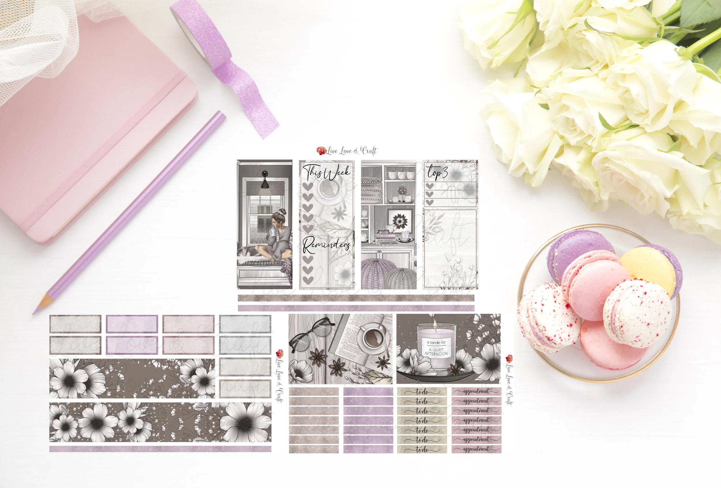 Vertical Weekly Kit - A Cozy Sunday Afternoon!