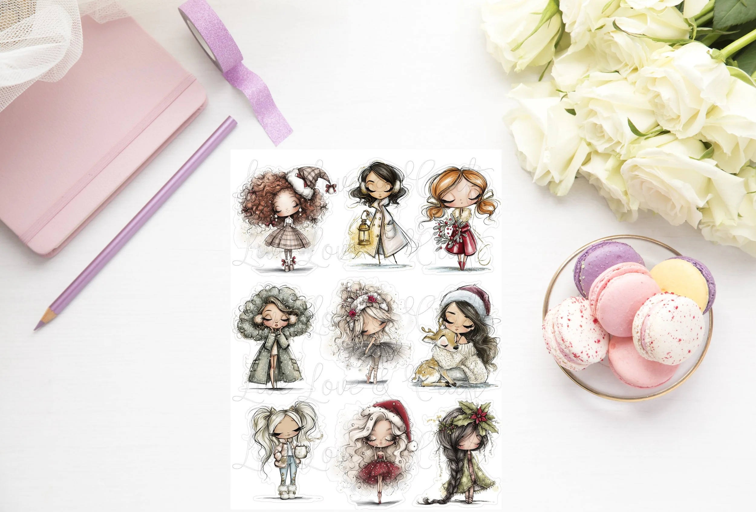 Whimsical Die Cuts - Merry & Bright!
