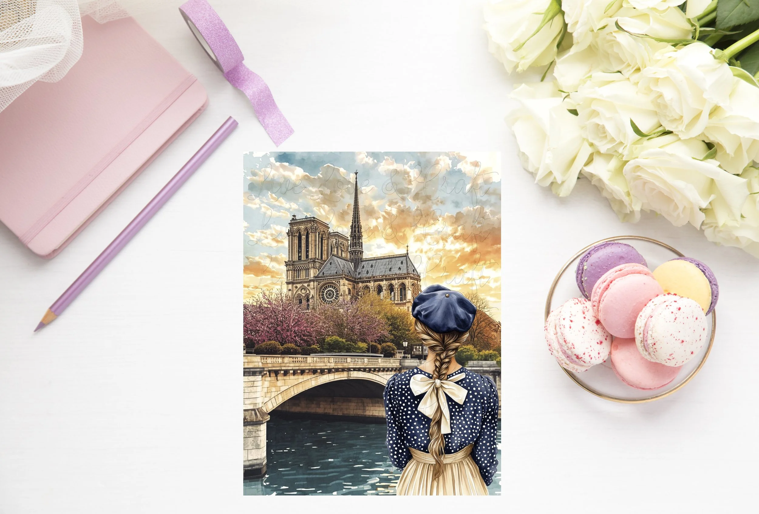 LLC Classic Disc Planner - A Day In Paris! #Style 1.