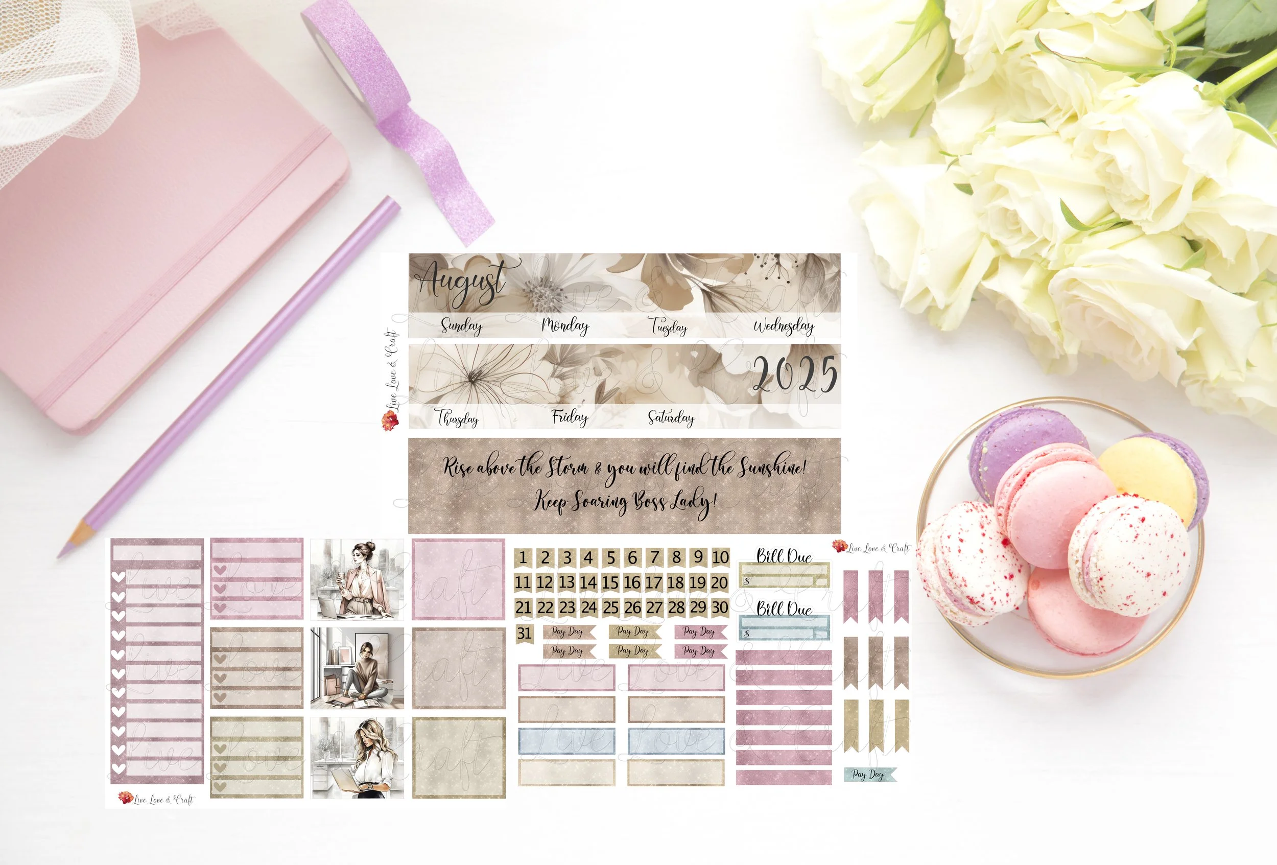 Monthly Kit - Rise Above the Storm & You will Find the Sunshine!