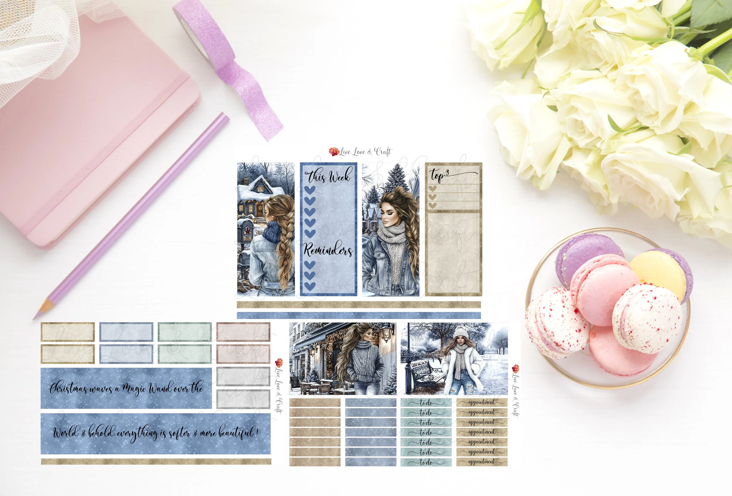 Vertical Weekly Kit - Believe in the Magic of Christmas!