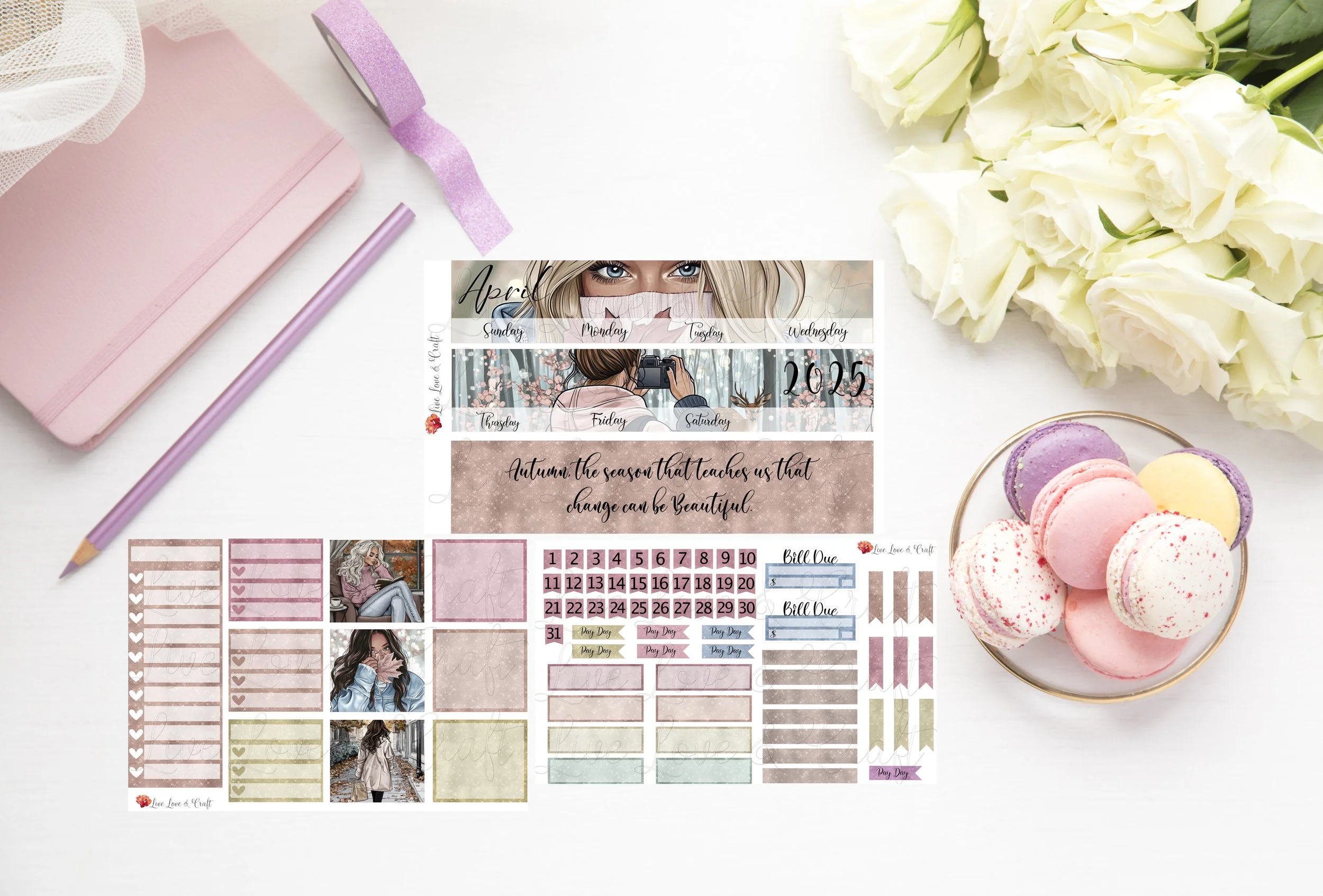 Monthly Kit - Autumn , the Season that teaches us that change can be Beautiful!