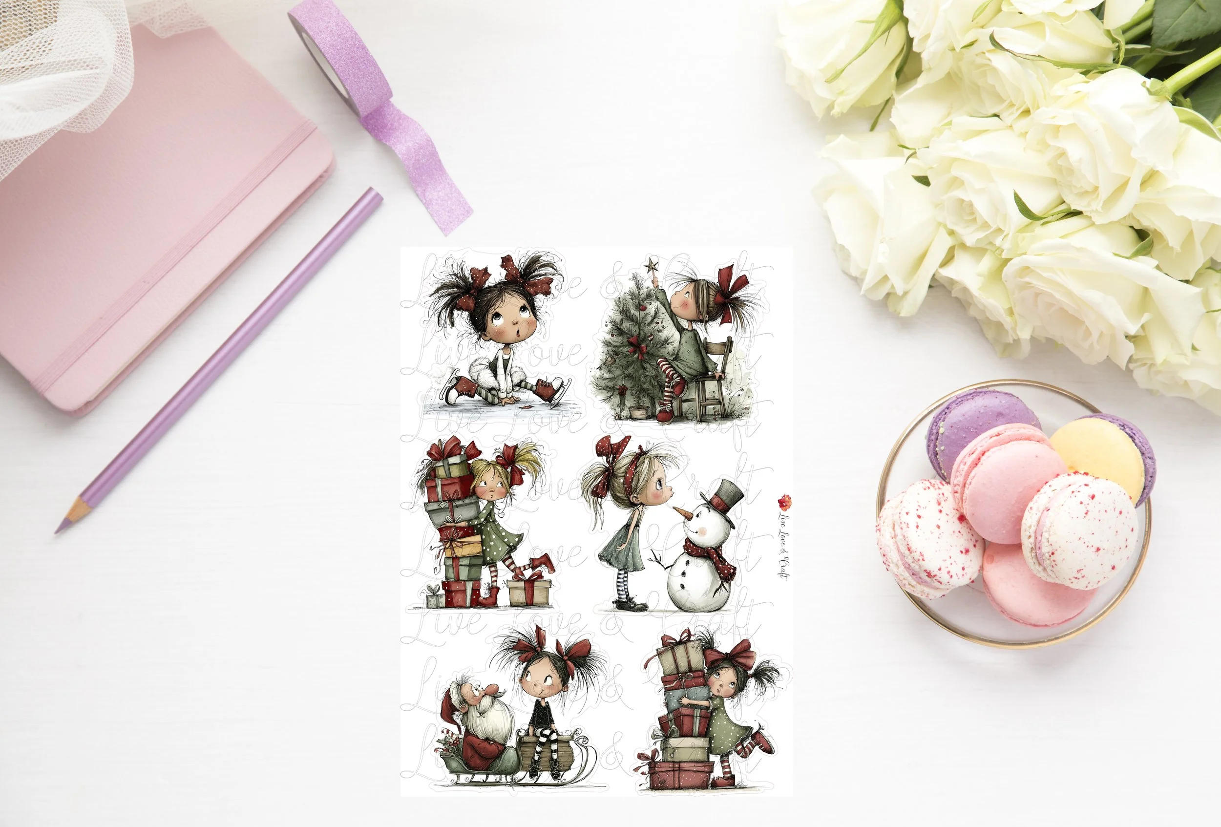 Whimsical Die Cuts - Christmas Eve!