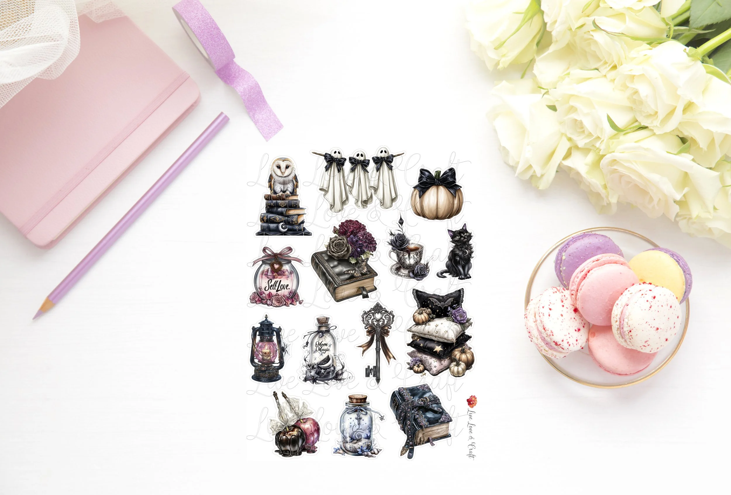 Sticker Die Cuts - and that was her Magic she just knew things!