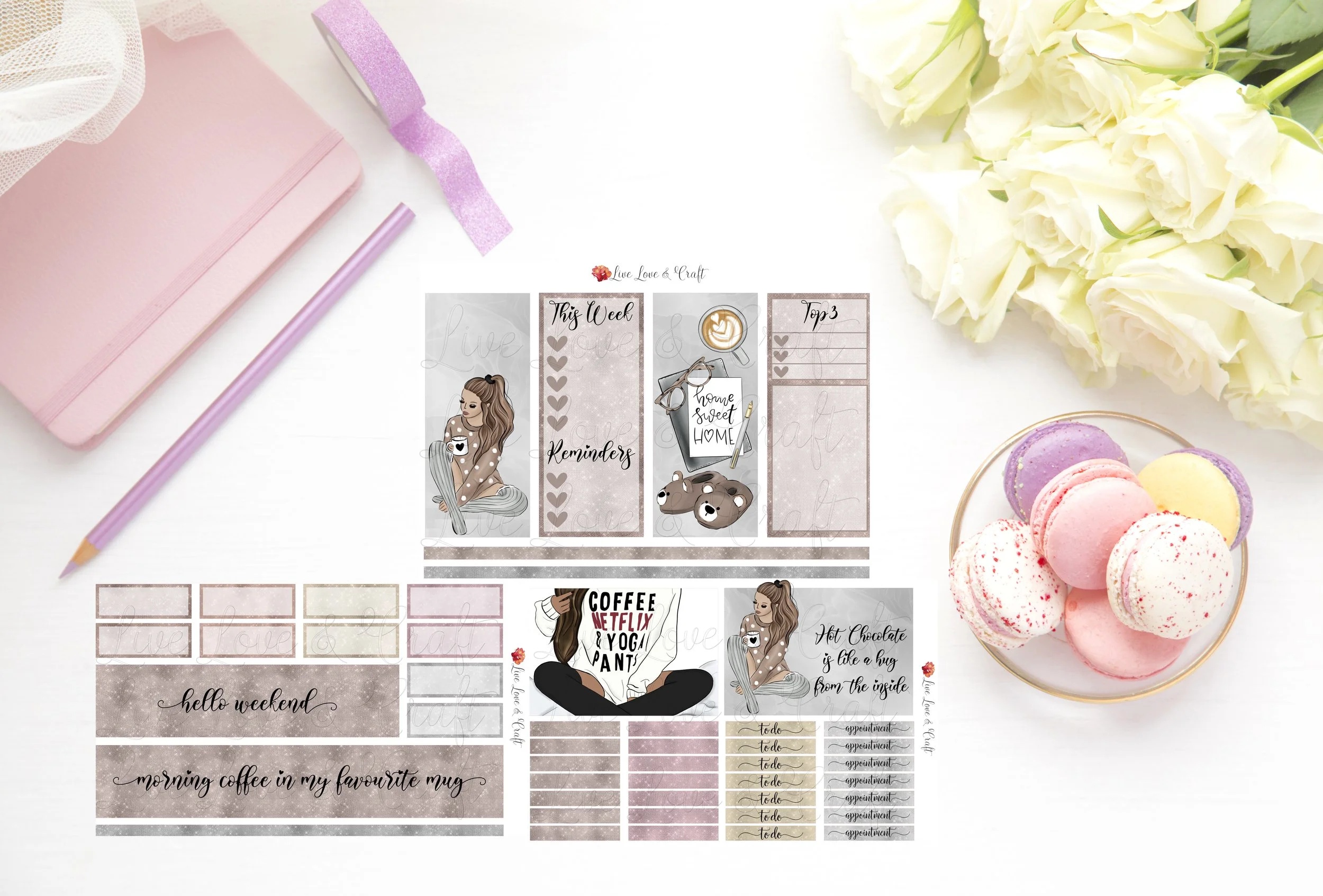 Vertical Weekly Kit - Hello Weekend!